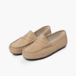 Menino Pisamonas Mocassins Menino Pele Mascara