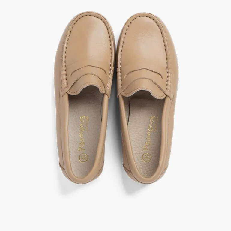 Menino Pisamonas Mocassins Menino Pele Mascara