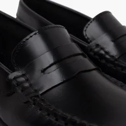 Menino Pisamonas Mocassins Pele