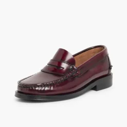 Menino Pisamonas Mocassins Pele