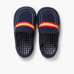Menino Pisamonas Mocassins Tecido Bandeira Espanha