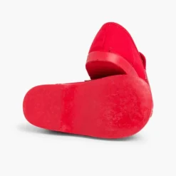 Menino Pisamonas Mocassins Tecido Bandeira Espanha
