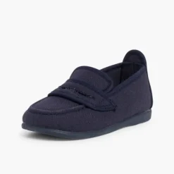 Menino Pisamonas Mocassins Tecido Liso
