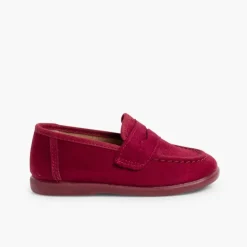 Menino Pisamonas Mocassins Tipo Camurca