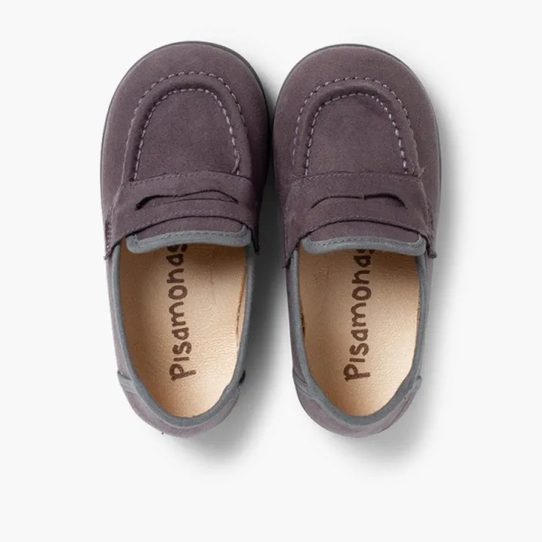 Menino Pisamonas Mocassins Tipo Camurca