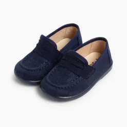 Menino Pisamonas Mocassins Tipo Camurca