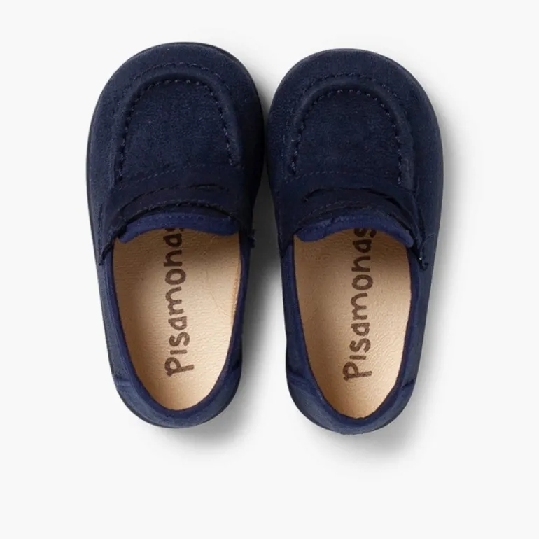 Menino Pisamonas Mocassins Tipo Camurca