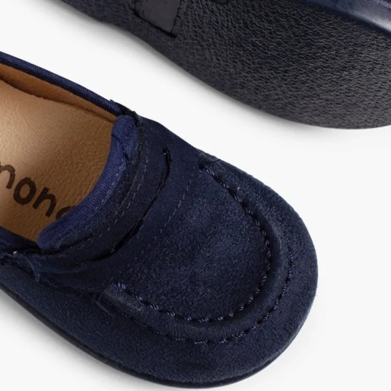 Menino Pisamonas Mocassins Tipo Camurca