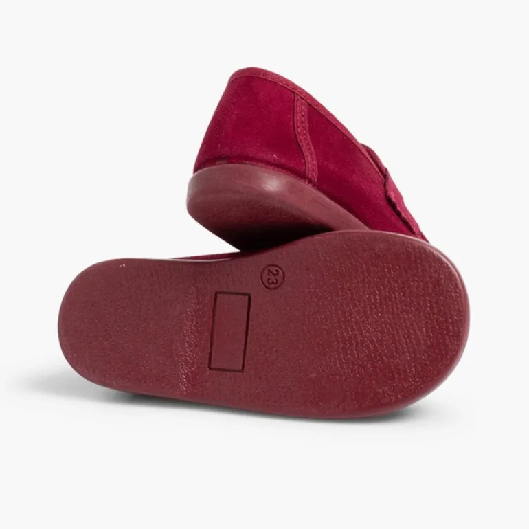 Menino Pisamonas Mocassins Tipo Camurca