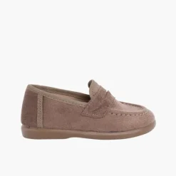 Menino Pisamonas Mocassins Tipo Camurca