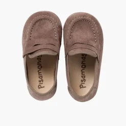 Menino Pisamonas Mocassins Tipo Camurca