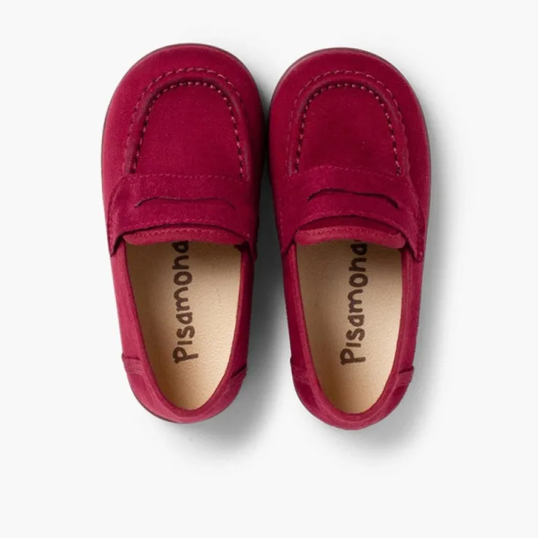 Menino Pisamonas Mocassins Tipo Camurca
