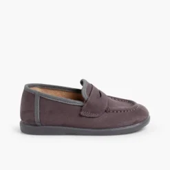 Menino Pisamonas Mocassins Tipo Camurca