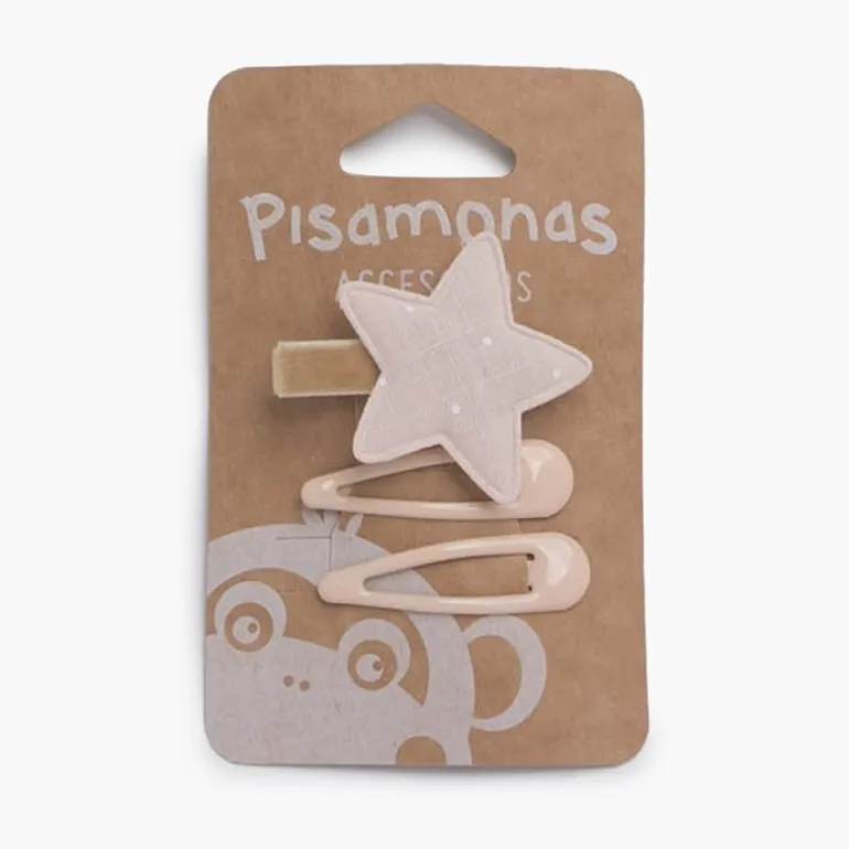 Pisamonas Pack Clip Estrela E Ganchos