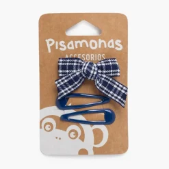 Pisamonas Pack Ganchos Classicos E Bico De Pato Com Laco Tartan