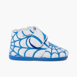 Menino Pisamonas Pantufa Bota Feltro Tira Aderente