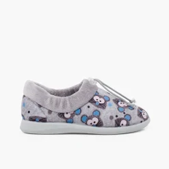 Menino Pisamonas Pantufas Ajustaveis Ratinhos