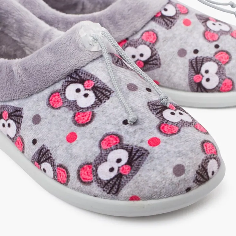 Menino Pisamonas Pantufas Ajustaveis Ratinhos