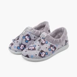 Menino Pisamonas Pantufas Ajustaveis Ratinhos