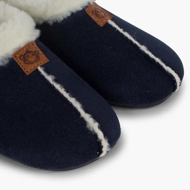 Menino Pisamonas Pantufas Bamara Forro Felpudo