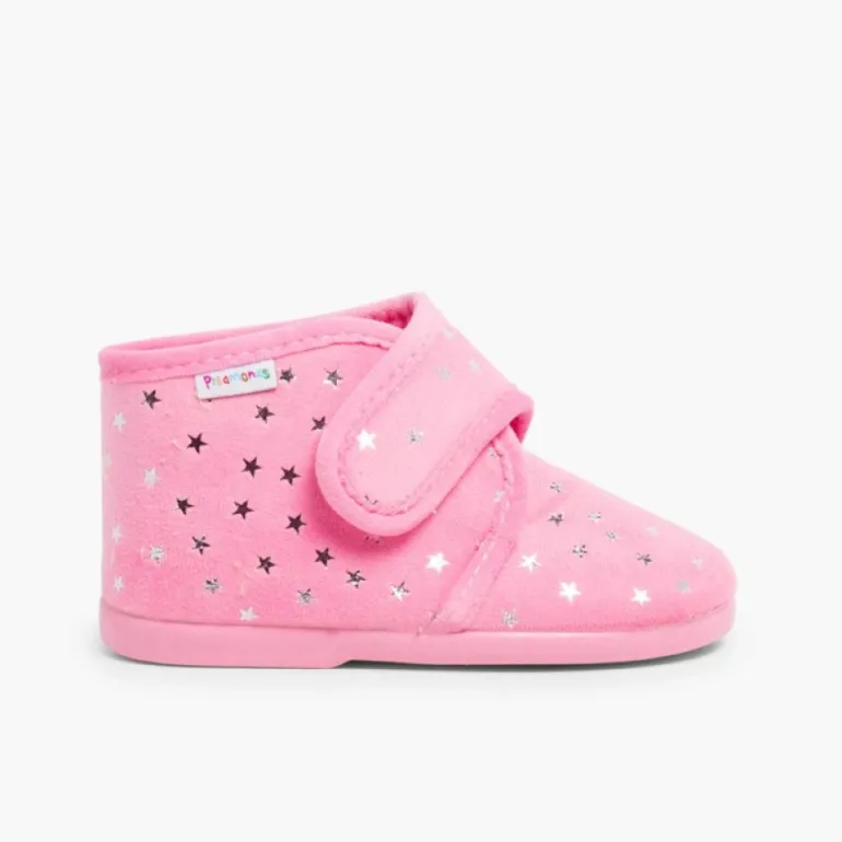 Menino Pisamonas Pantufas Bota Com Estrelinhas