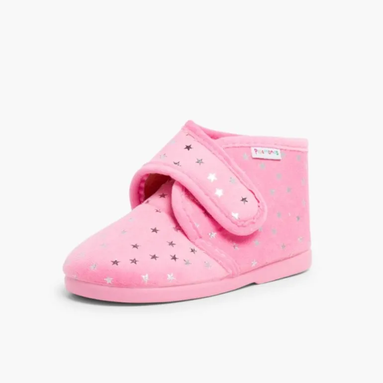 Menino Pisamonas Pantufas Bota Com Estrelinhas
