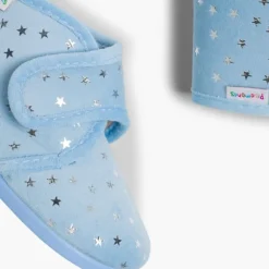 Menino Pisamonas Pantufas Bota Com Estrelinhas