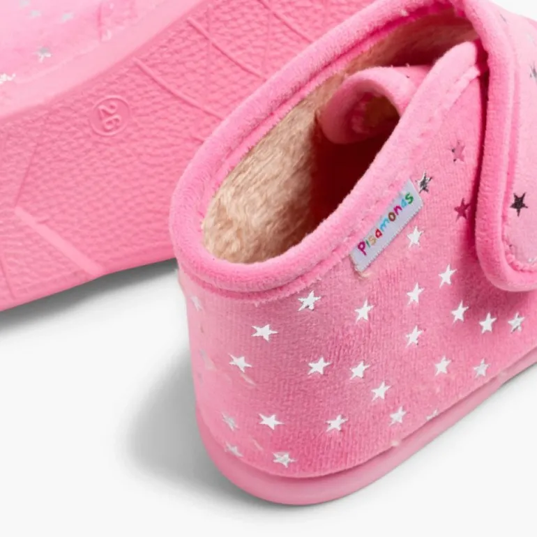 Menino Pisamonas Pantufas Bota Com Estrelinhas