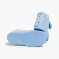 Menino Pisamonas Pantufas Bota Com Estrelinhas