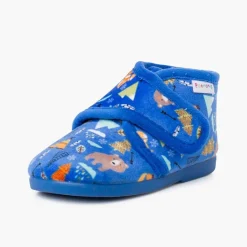 Menino Pisamonas Pantufas Bota Fecho Aderente Estampadas