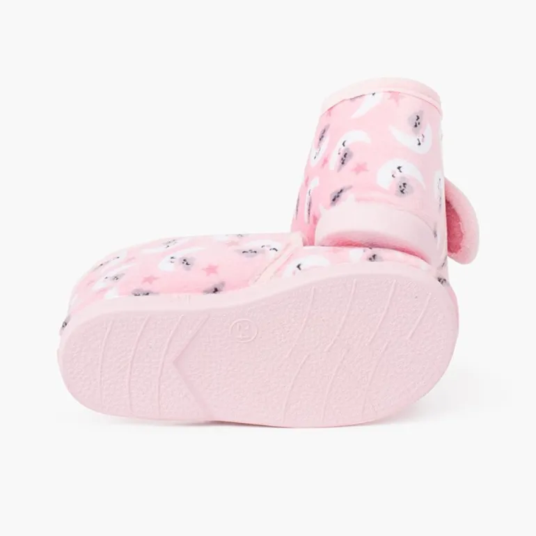 Menino Pisamonas Pantufas Bota Fecho Aderente Estampadas