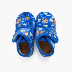 Menino Pisamonas Pantufas Bota Fecho Aderente Estampadas