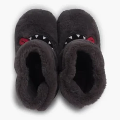 Menina Pisamonas Pantufas Bota Inverno Desenho Monstro
