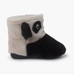 Menino Pisamonas Pantufas Bota Panda Criancas