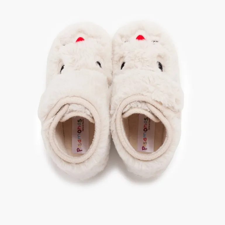 Menino Pisamonas Pantufas Coelhinho Pelo Suave