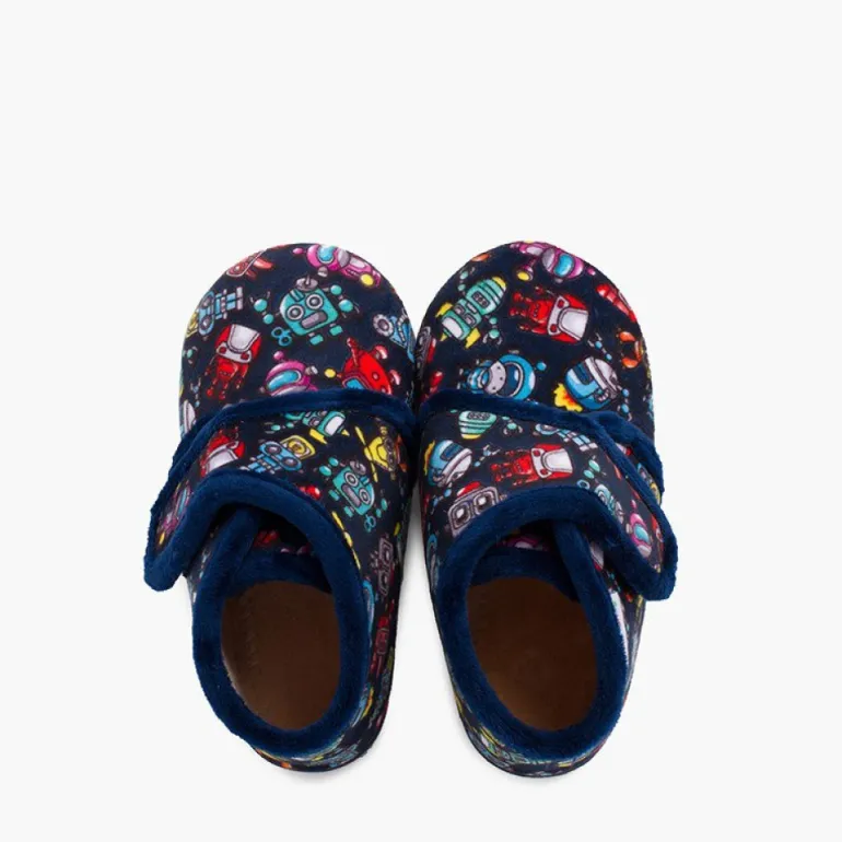 Menino Pisamonas Pantufas Criancas Desenhos