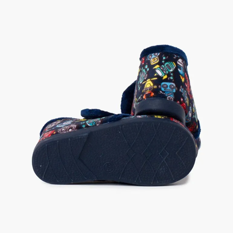 Menino Pisamonas Pantufas Criancas Desenhos