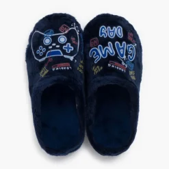 Menino Pisamonas Pantufas Tipo Chinelo Gaming