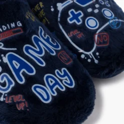 Menino Pisamonas Pantufas Tipo Chinelo Gaming