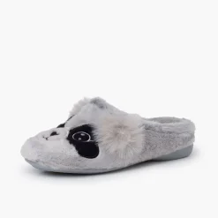 Menino Pisamonas Pantufas Tipo Chinelo Panda