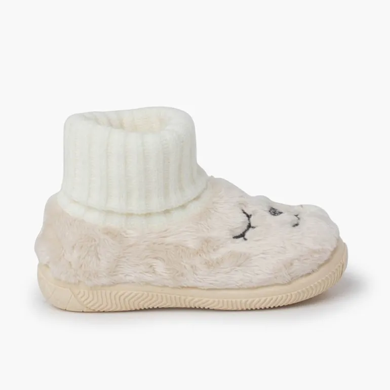 Menino Pisamonas Pantufas Ursinho Pelo Suave Meia