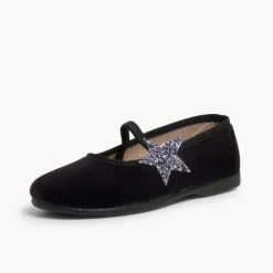 Menina Pisamonas Sabrinas Com Estrela Glitter E Tira Elastica