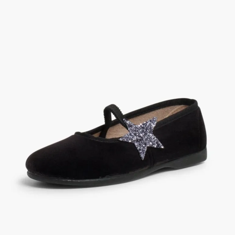 Menina Pisamonas Sabrinas Com Estrela Glitter E Tira Elastica