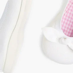 Menina Pisamonas Sabrinas Primeiros Passos Elastico Lona Laco
