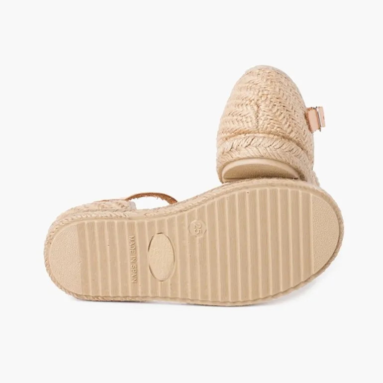 Menina Pisamonas Sandalia Alpargata Macrame Menina Com Fivela