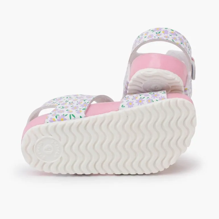 Menina Pisamonas Sandalia Bio Gel Flores Garvalin