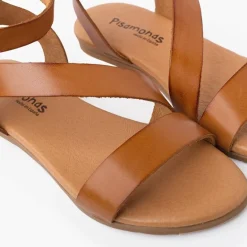 Menina Pisamonas Sandalia Pele Menina E Mulher Tira Cruzada Pulseira Fivela