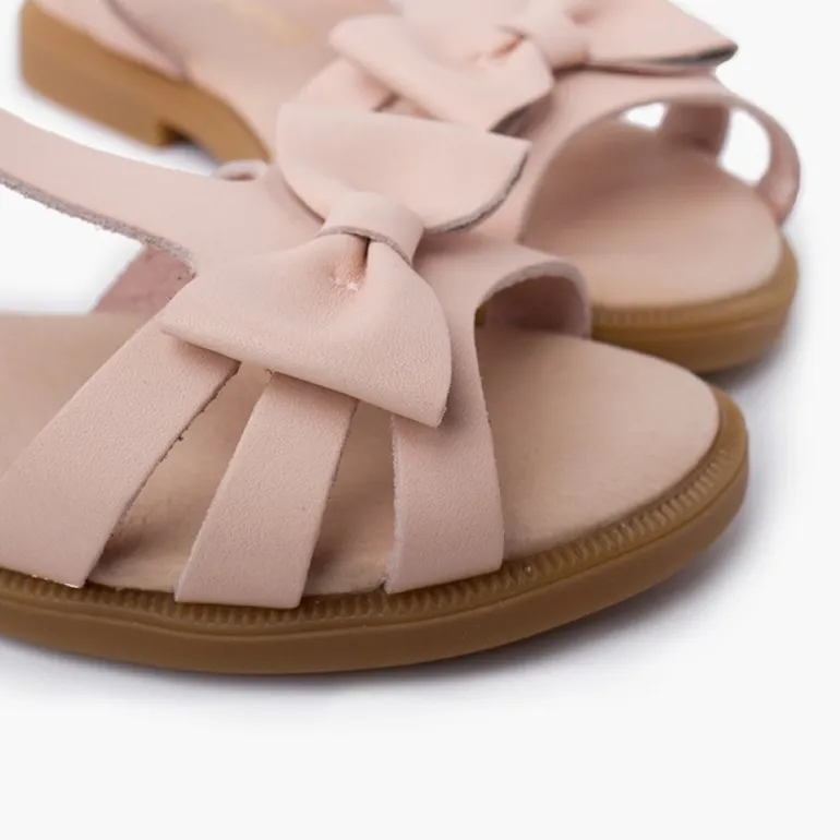 Menina Pisamonas Sandalia Pele Menina Laco Fecho Fivela