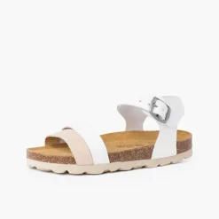 Menina Pisamonas Sandalia Tiras Bicolor Sola Bio Ergonomica