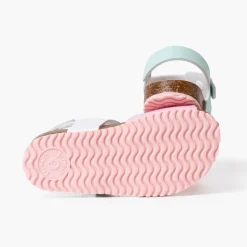 Menina Pisamonas Sandálias Bio Multicolor Dupla Fivela Menina